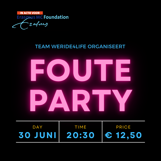 De Foute Party voor Tour for Life